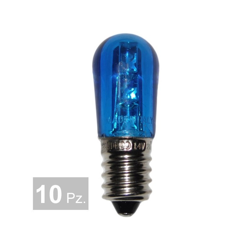 14V 3 blue LED lamp